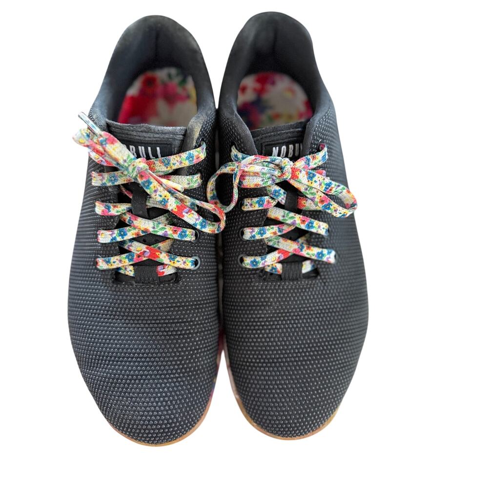 NOBULL Impact Floral Daisy & Black Training Sneakers M10.5 W12